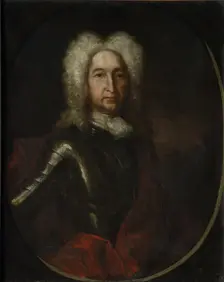 Portrait of Prince Ivan Alexeyevich Golitsyn (1658-1729), 1728. Artist: Matveyev, Andrei Matveyevich (1701-1739)