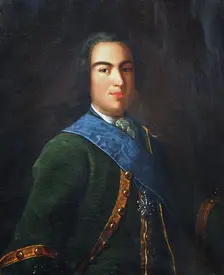 Portrait of Prince Ivan Alexeyevich Dolgorukov (1708-1739), Second Half of the 18th cen. Creator: Anonymous