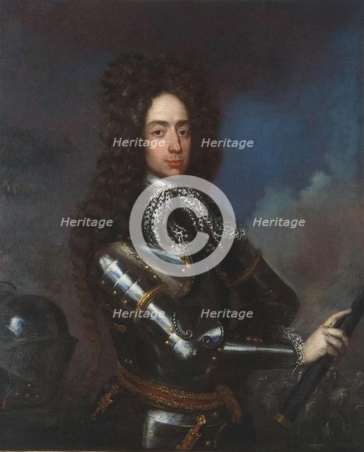 Portrait of Prince Jakub Ludwik Sobieski (1667-1737), 1690s. Artist: Gascar, Henri (1635-1701)
