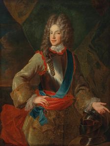 Portrait of Prince James Francis Edward Stuart, nicknamed The Old Pretender, 1710s. Creator: Belle, Alexis Simon (1674-1734)