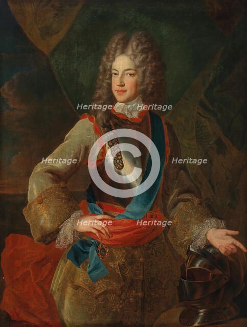 Portrait of Prince James Francis Edward Stuart, nicknamed The Old Pretender, 1710s. Creator: Belle, Alexis Simon (1674-1734).