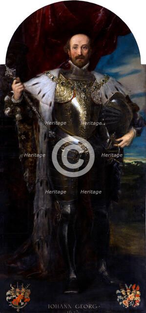 Portrait of Prince Johann Georg of Hohenzollern-Hechingen (1577-1623), 1883. Creator: Klimt, Gustav (1862-1918).