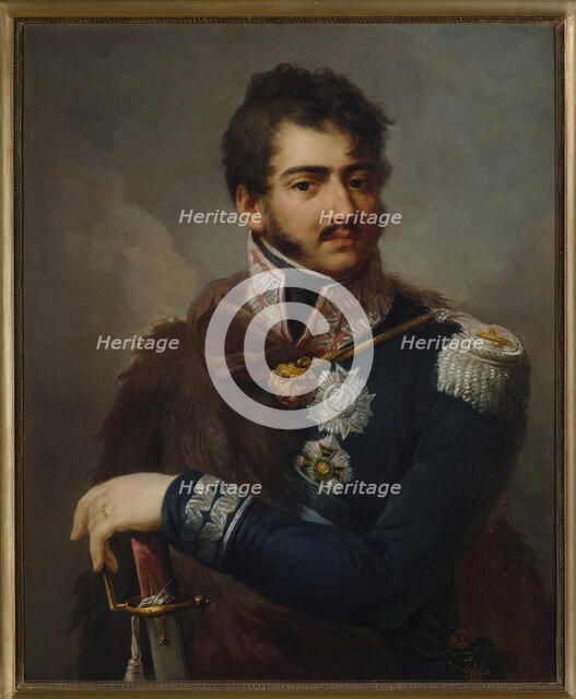 Portrait of Prince Józef Antoni Poniatowski (1763-1813), after 1810. Creator: Grassi, Józef (1757-1838).