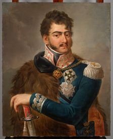 Portrait of Prince Józef Poniatowski (1763-1813), after 1814. Creator: Antoni Stanislaw Brodowski