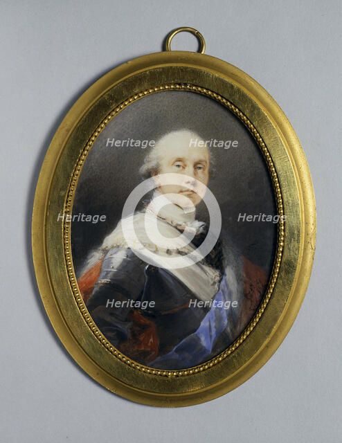 Portrait of Prince Karl Heinrich von Nassau-Siegen (1743-1808), 1790. Creator: Füger, Heinrich Friedrich (1751-1818).