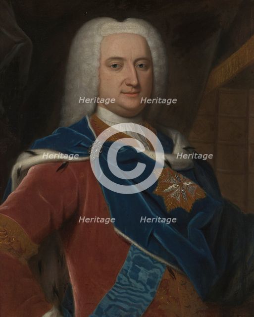 Portrait of Prince Kazimierz Czartoryski (1674-1741), Castellan of Vilnius, 2nd quarter of 18th cent Creator: Unknown.
