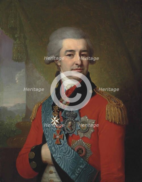 Portrait of Prince Pyotr Vasilyevich Lopukhin (1753-1827), c. 1801.