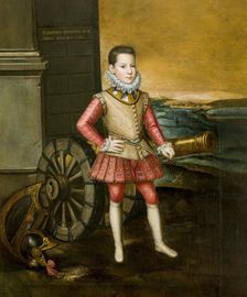 Portrait of Prince Philip Emmanuel of Savoy (1586–1605), at the age of nine, 17th century. Creator: Anonymous