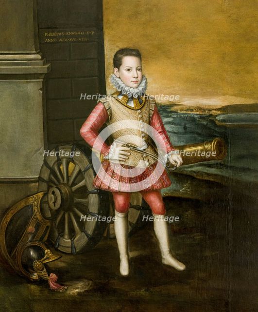 Portrait of Prince Philip Emmanuel of Savoy (1586–1605), at the age of nine, 17th century. Creator: Anonymous.