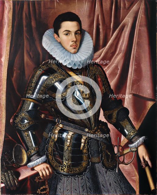 Portrait of Prince Philip Emmanuel of Savoy (1586–1605), ca 1604. Artist: Pantoja de la Cruz, Juán (1553-1608)