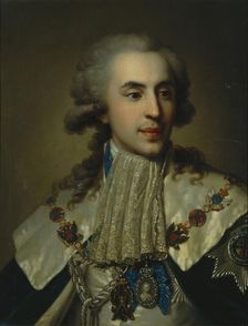Portrait of Prince Platon Zubov (1767-1822), 1793. Artist: Lampi, Johann-Baptist von, the Elder (1751-1830)