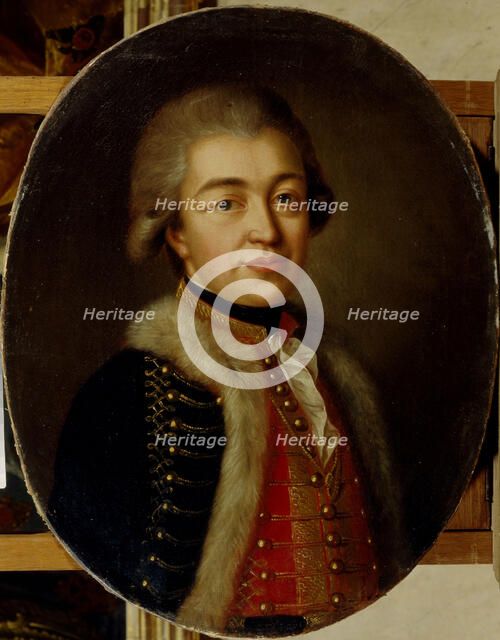 Portrait of Prince Stepan Borisovich Kurakin (1754-1805), Second Half of the 18th cen.. Artist: Anonymous  