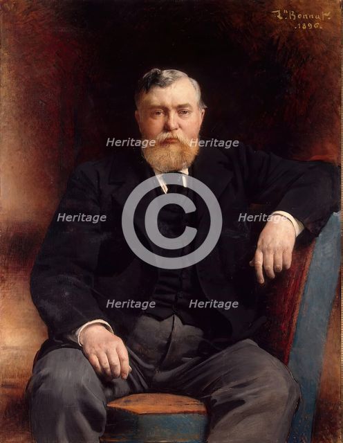 Portrait of Prince Vyacheslav Tenishev, 1896. Creator: Leon Joseph Florentin Bonnat.