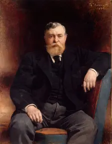 Portrait of Prince Vyacheslav Tenishev, 1896. Creator: Leon Joseph Florentin Bonnat