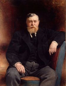 Portrait of Prince Vyacheslav Tenishev, 1896. Creator: Leon Joseph Florentin Bonnat