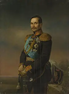 Portrait of Prince Vasily Dolgorukov, 1874. Creator: Georg von Bothmann
