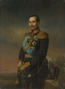 Portrait of Prince Vasily Dolgorukov, 1874. Creator: Georg von Bothmann