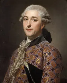Portrait of Prince Vladimir Borisovich Golitsyn (1731-1799), 1762. Artist: Roslin, Alexander (1718-1793)