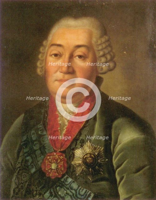 Portrait of Prince Yakov Petrovich Shakhovskoy (1705-1777).