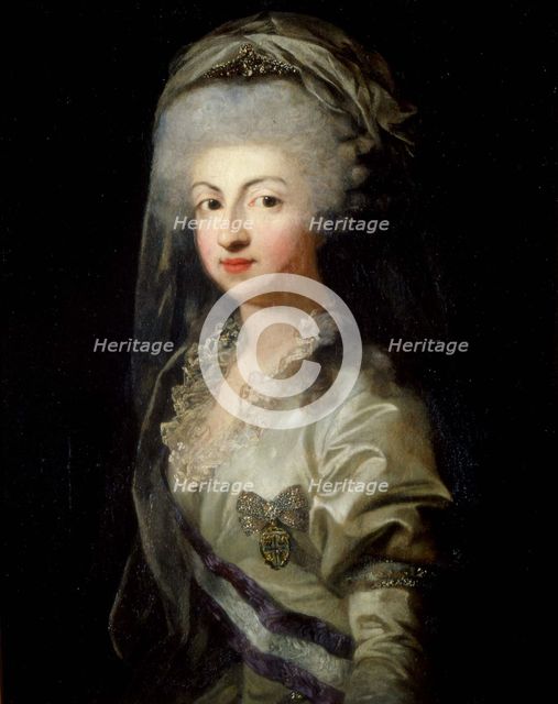 Portrait of Princess Carolina Maria Teresa Giuseppa of Parma (1770-1804), Late 18th century. Artist: Anonymous  
