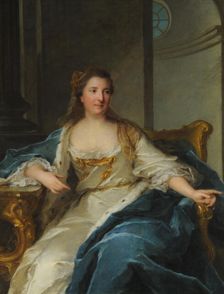 Portrait of Princess Caroline of Hesse-Rheinfels-Rotenburg (1714-1741), First half of the 18th cent. Creator: Nattier, Jean-Marc (1685-1766)
