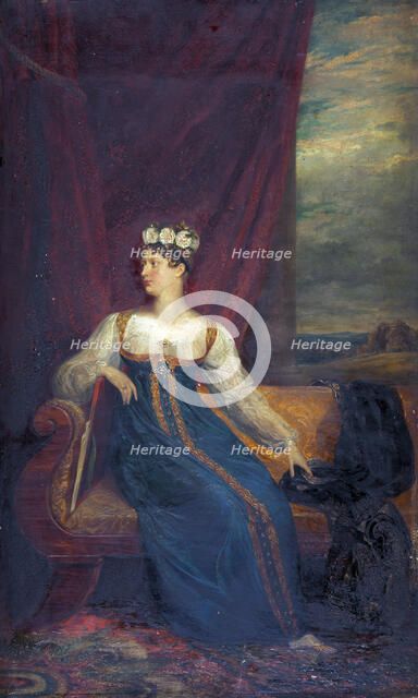Portrait of Princess Charlotte of Wales, 1817. Creator: George Dawe.