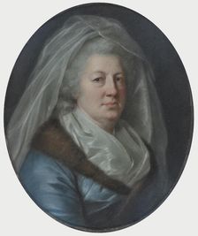 Portrait of Princess Charlotte Amalie of Saxe-Meiningen (1730-1801). Creator: Schröder, Johann Heinrich (1751-1812)
