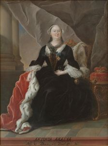 Portrait of Princess Antoinette Amalie of Brunswick-Wolfenbüttel (1696-1762), 18th century. Creator: Anonymous