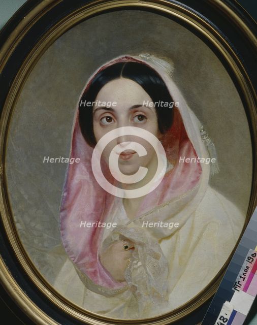 Portrait of Princess Anna Alexandrovna Bagration (1824-1885).