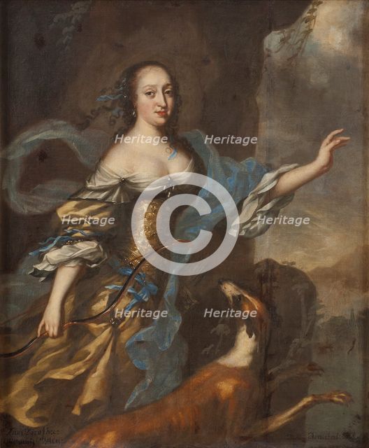 Portrait of Princess Anna Dorothea of Holstein-Gottorp (1640-1713).