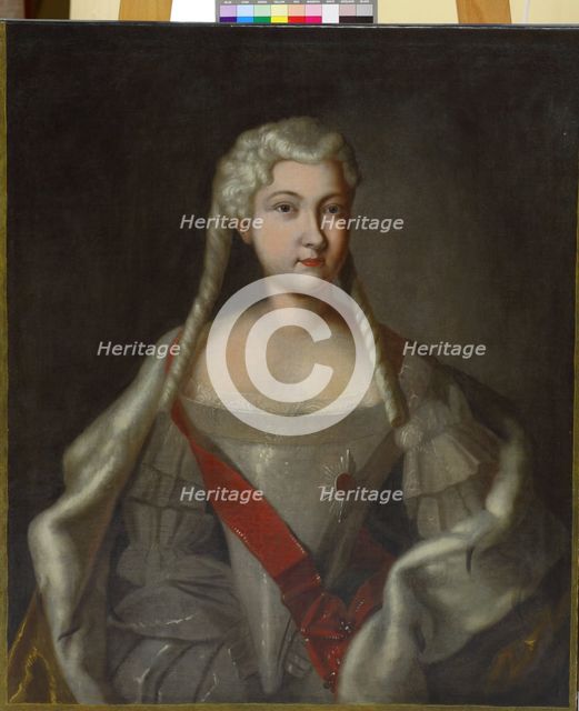 Portrait of Princess Anna Leopoldovna (1718-1746), tsar's Ivan VI mother, Second Half of 18th cen. Creator: Anonymous.