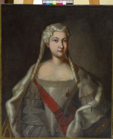 Portrait of Princess Anna Leopoldovna (1718-1746), tsar's Ivan VI mother, Second Half of 18th cen. Creator: Anonymous
