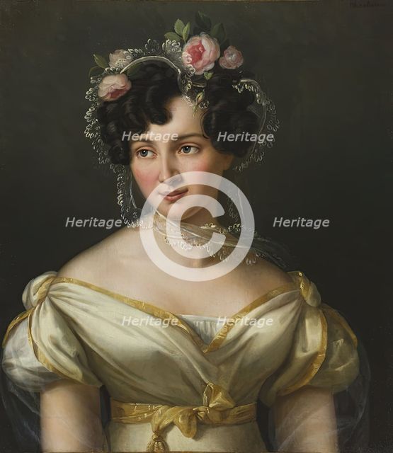 Portrait of Princess Anna Nikolayevna, 1825. Creator: Sophie Chéradame.