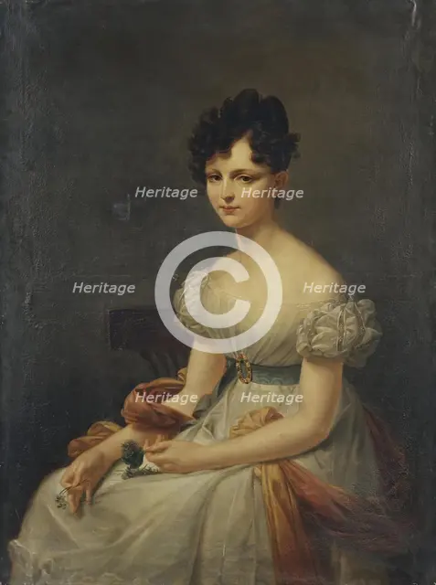 Portrait of Princess Anna Nikolayevna Golitsyna (?), 1825. Creator: Unknown.