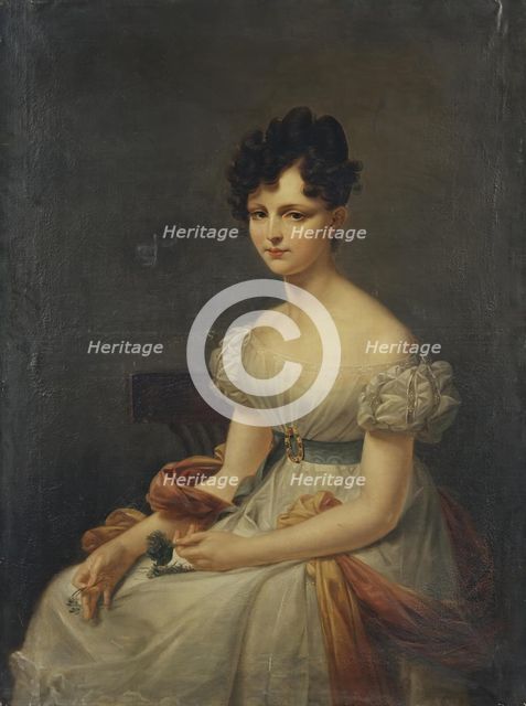 Portrait of Princess Anna Nikolayevna Golitsyna (?), 1825. Creator: Unknown.