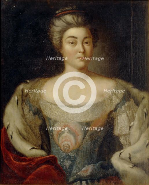 Portrait of Princess Alexandra Kurakina, née Panina (1711-1786). Artist: Frankart, Johann Balthasar (1711-1743)