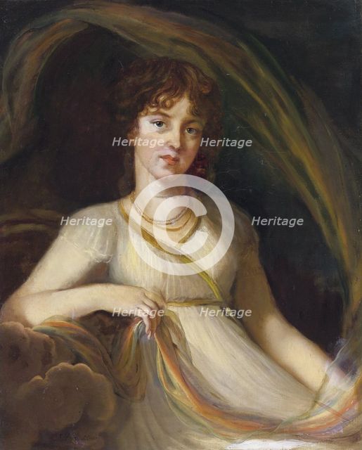 Portrait of Princess Ekaterina Osipovna Tyufyakina, née Khorvat (1777-1802) as Iris, 1802. Artist: Vigée-Lebrun, Marie Louise Elisabeth (1755-1842)