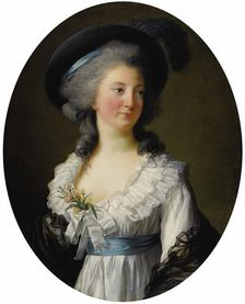Portrait of Princess Elzbieta Izabela Lubomirska (née Countess Czartoryska) (1736-1816). Artist: Vigée-Lebrun, Marie Louise Elisabeth (1755-1842)