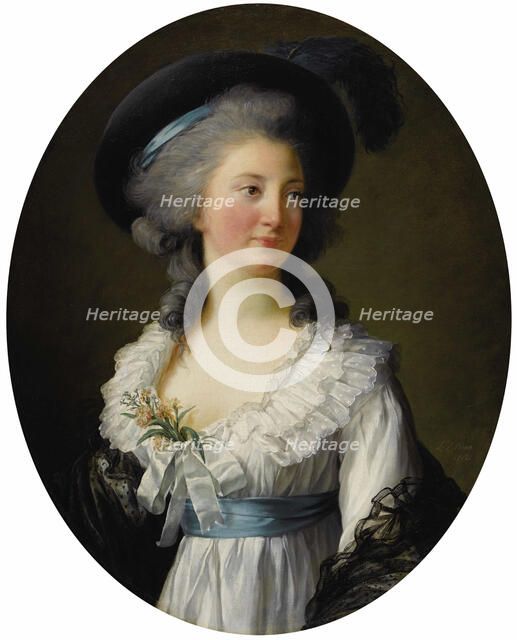 Portrait of Princess Elzbieta Izabela Lubomirska (née Countess Czartoryska) (1736-1816). Artist: Vigée-Lebrun, Marie Louise Elisabeth (1755-1842)