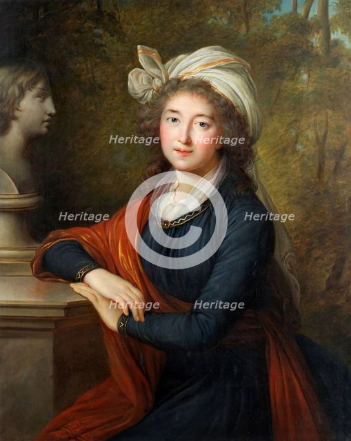 Portrait of Princess Elzbieta Izabela Lubomirska, née Countess Czartoryska (1736-1816), 1793. Creator: Vigée Le Brun, Louise Élisabeth (1755-1842).