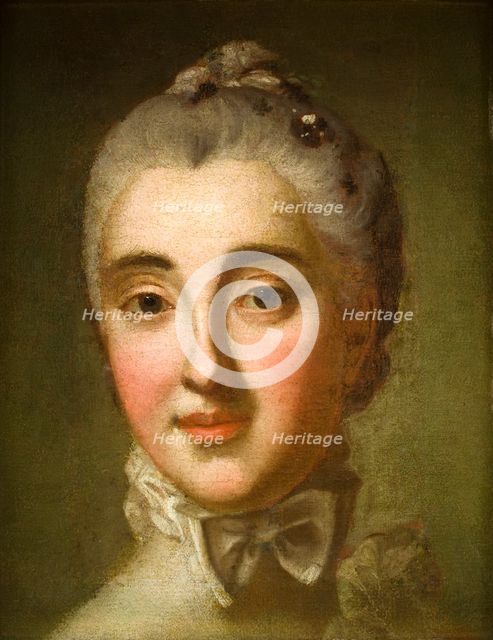 Portrait of Princess Elzbieta Lubomirska, between 1767-1800, around 1765. Creator: Unknown.