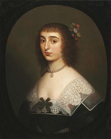 Portrait of Princess Elisabeth of the Palatinate (1618-1680), First Half of 17th cen. Creator: Honthorst, Gerrit, van (1592-1656)