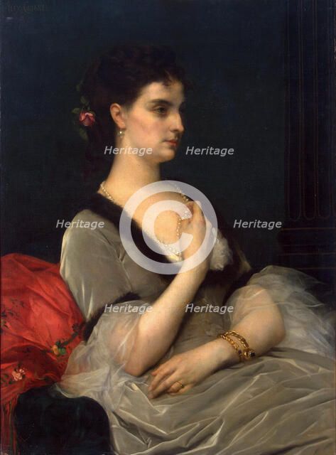 Portrait of Princess Elizabeth Vorontsova-Dashkova', 1873. Creator: Cabanel, Alexandre (1823-1889).
