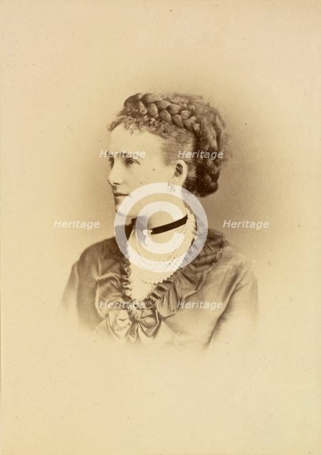 Portrait of Princess Eugenia Maximilianovna of Leuchtenberg (1845-1925), 1874.