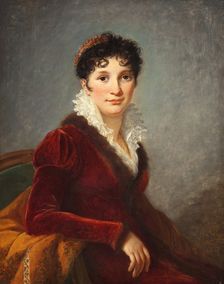 Portrait of Princess Franziska (Fanny) Biron of Curland (1790-1849), née Countess of Maltzan, 1810. Creator: Vigée Le Brun, Louise Élisabeth (1755-1842)