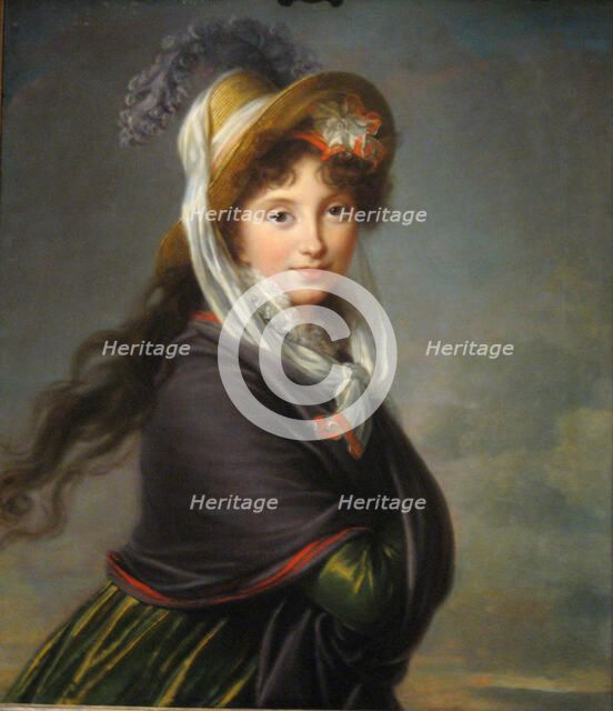 Portrait of Princess Irina Ivanovna Vorontsova, née Izmaylova (1768-1848), ca 1797. Artist: Vigée-Lebrun, Marie Louise Elisabeth (1755-1842)