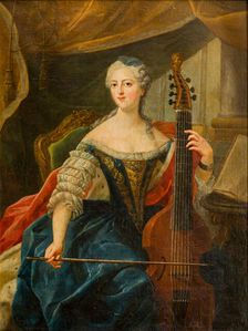 Portrait of Princess Isabella of Parma (1741-1763), Archduchess of Austria, c1760. Creator: Anonymous