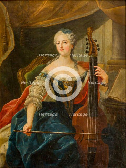 Portrait of Princess Isabella of Parma (1741-1763), Archduchess of Austria, c1760. Creator: Anonymous.