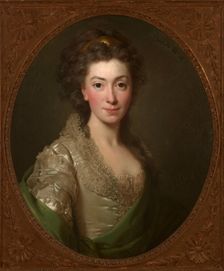 Portrait of Princess Izabela Czartoryska (1746-1835), née Flemming, 1774. Creator: Roslin, Alexander (1718-1793)