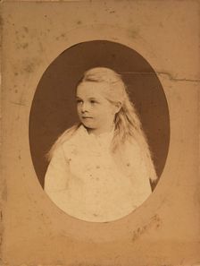 Portrait of Princess Olga Alexandrovna Yurievskaya (1873-1925), End of 1870s-Early 1880s